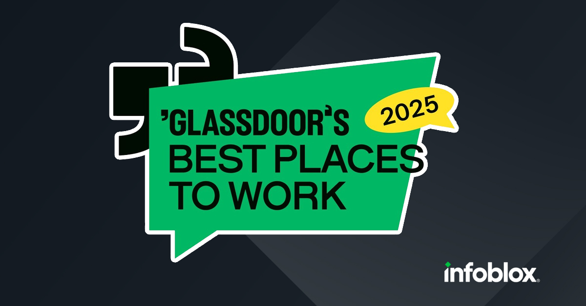 Infoblox als einer der „Glassdoor's Best Places to Work 2025“ ausgezeichnet