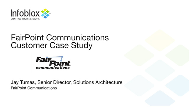 FairPoint Communications Customer Case Study