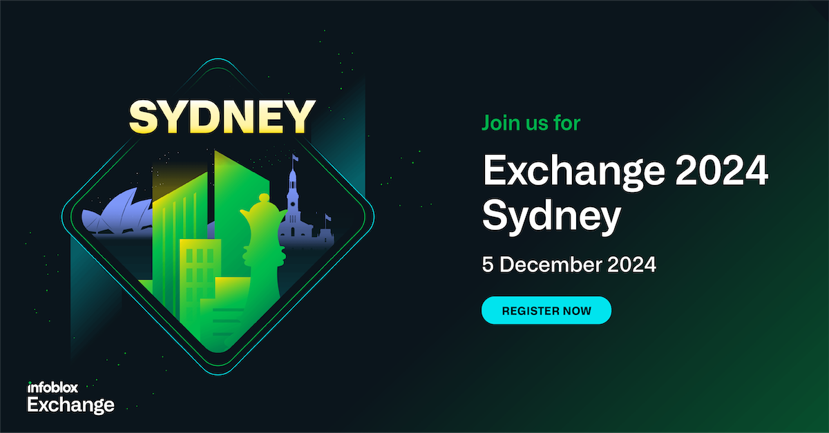 Infoblox Exchange 2024 – Sydney