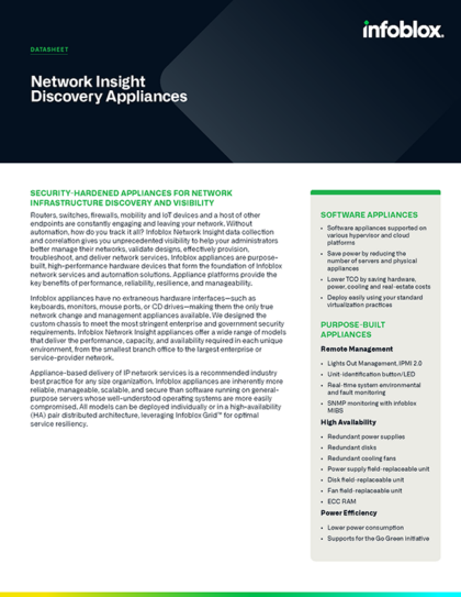 Network Insight - See Your Entire Network Clearly | Infoblox