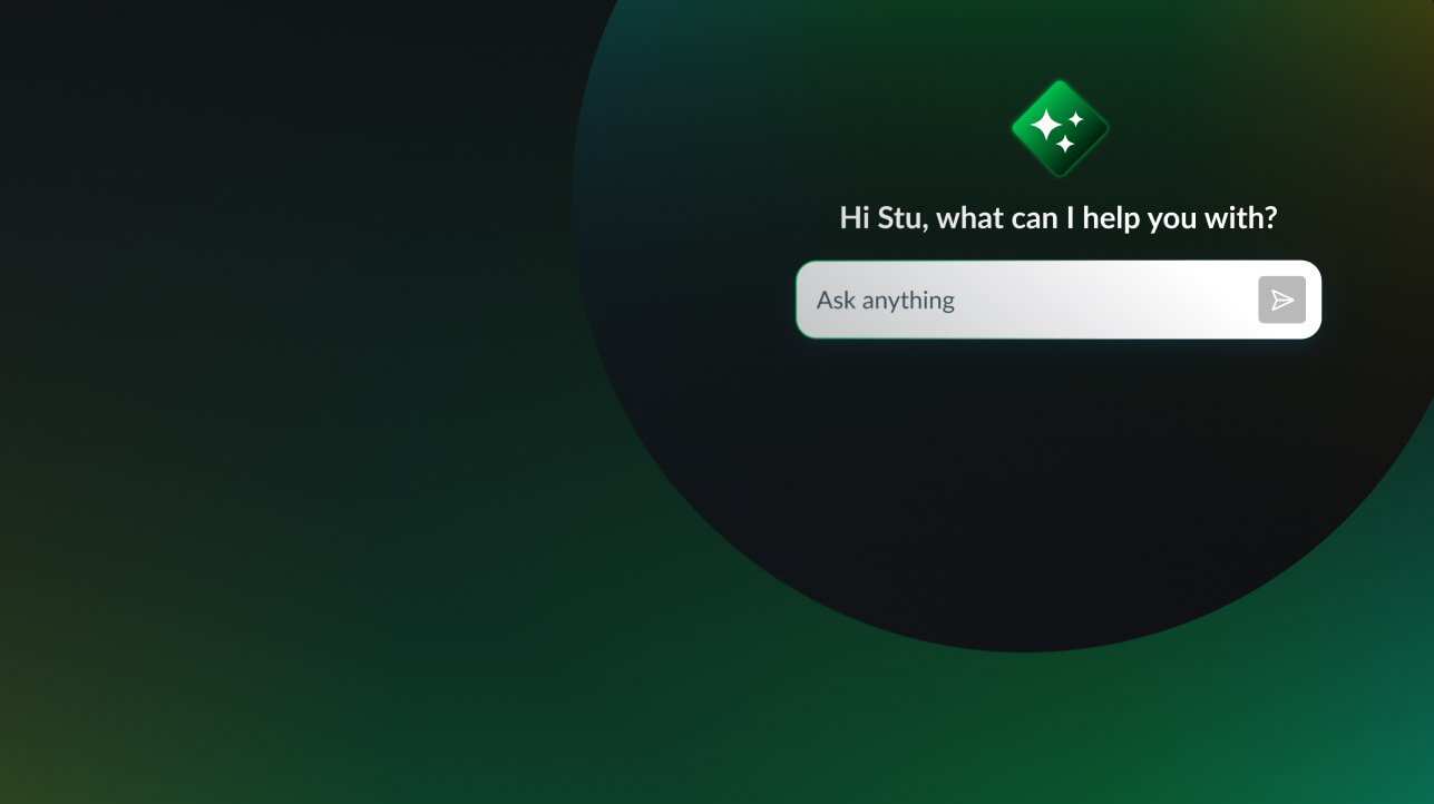 This element provides an interaction with the Infoblox AI Assistant.
