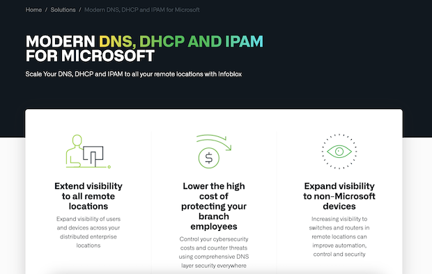 Modern DNS, DHCP and IPAM for Microsoft